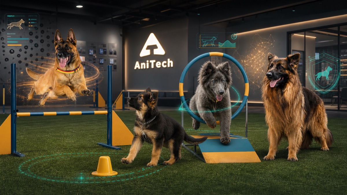 AniTech 训练师与犬只进行现场训练